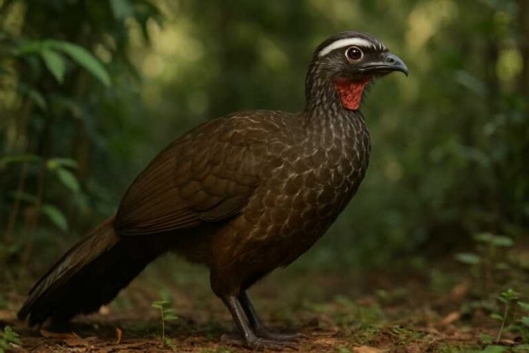 Image of a Rusty-margined Guan in its natural habitat