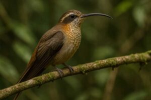 Image of a Scale-throated Hermit in its natural habitat