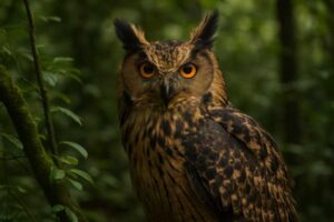 Image of a Shelley's Eagle-Owl in its natural habitat