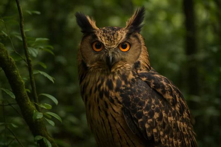 Image of a Shelley's Eagle-Owl in its natural habitat