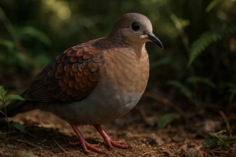 Image of a Shy Ground Dove in its natural habitat