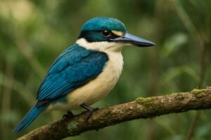 Image of a Society Kingfisher in its natural habitat
