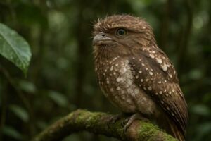 Image of a Solomons Frogmouth in its natural habitat