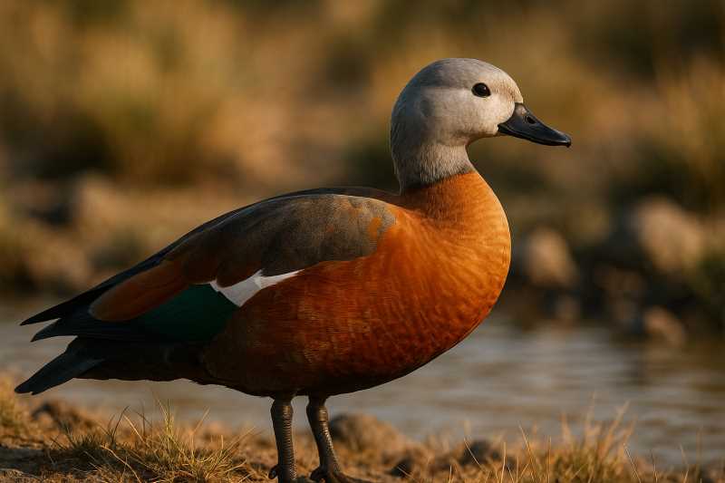 Image of a South African Shelduck in its natural habitat
