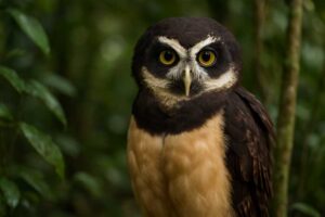 Image of a Spectacled Owl in its natural habitat