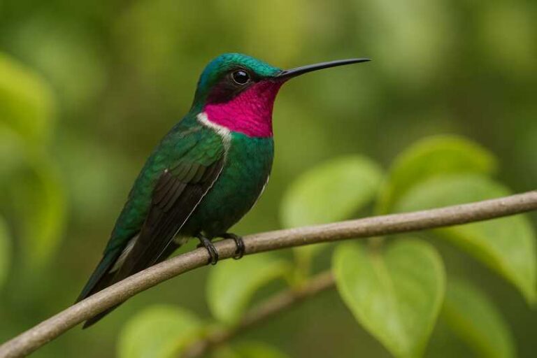 Image of a Stripe-breasted Starthroat in its natural habitat