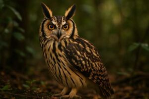 Image of a Striped Owl in its natural habitat