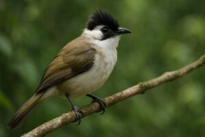 Image of a Styan's Bulbul in its natural habitat