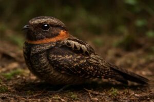 Image of a Tawny-collared Nightjar in its natural habitat