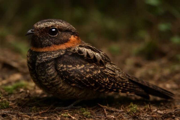Image of a Tawny-collared Nightjar in its natural habitat