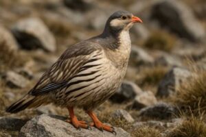 Image of a Tibetan Snowcock in its natural habitat