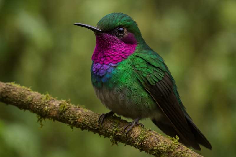 Image of a Tourmaline Sunangel in its natural habitat