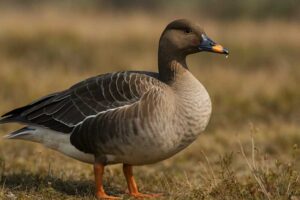 Image of a Tundra Bean Goose in its natural habitat