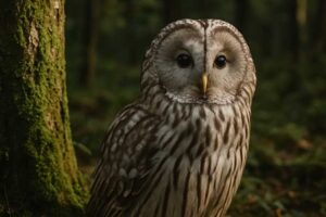 Image of a Ural Owl in its natural habitat