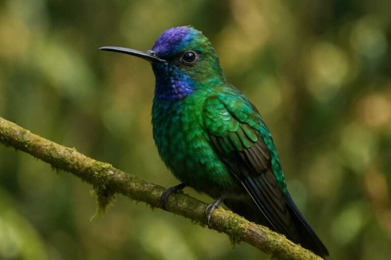 Image of a Violet-fronted Brilliant in its natural habitat