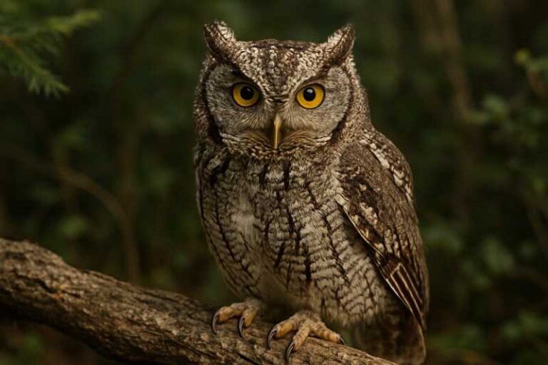 Image of a Whiskered Screech Owl in its natural habitat