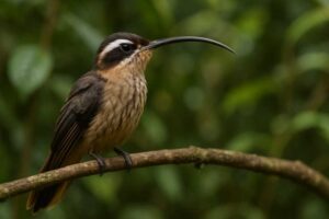 Image of a White-browed Hermit in its natural habitat