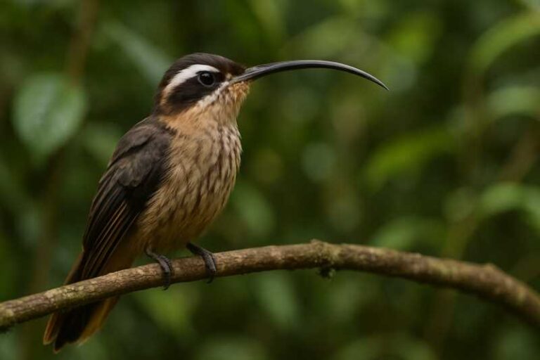 Image of a White-browed Hermit in its natural habitat