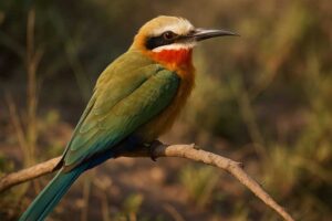 Image of a White-fronted Bee-eater in its natural habitat