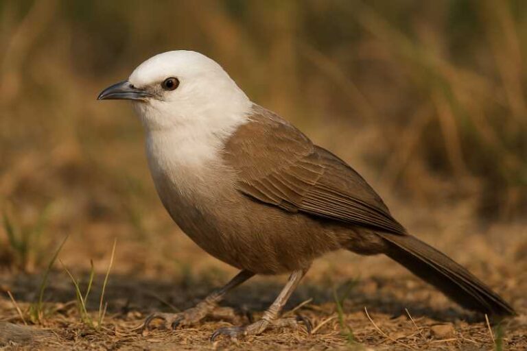 Image of a White-headed Babbler in its natural habitat