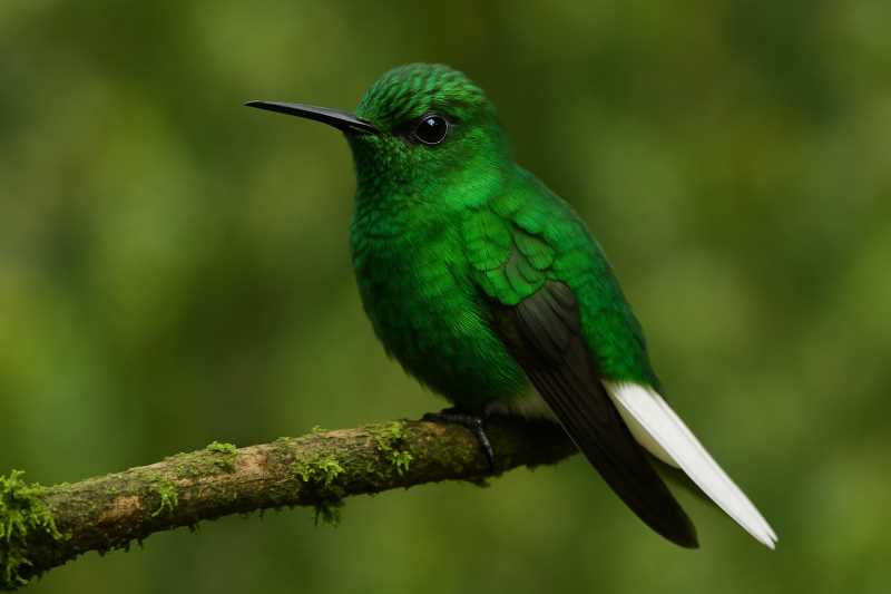 Image of a White-tailed Emerald in its natural habitat