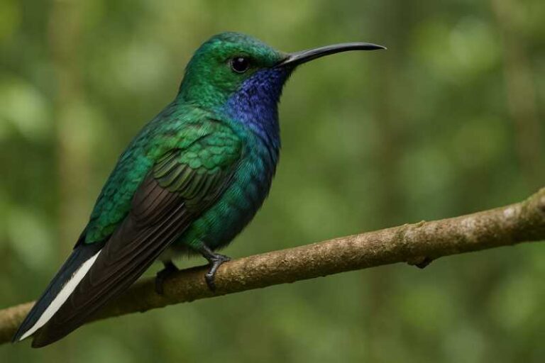 Image of a White-tailed Sabrewing in its natural habitat