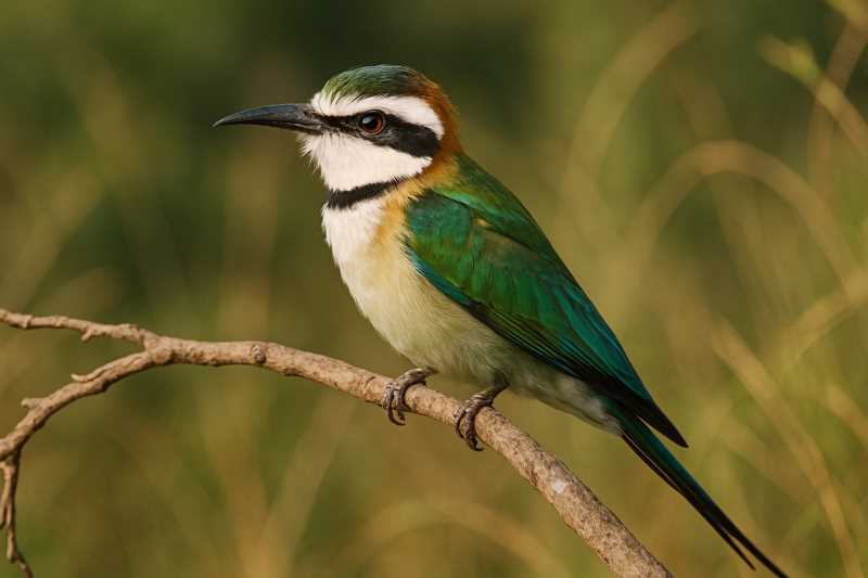 Image of a White-throated Bee-eater in its natural habitat
