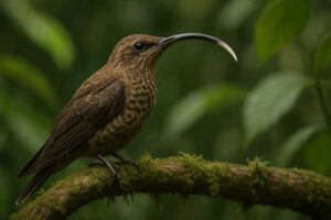 Image of a White-tipped Sicklebill in its natural habitat