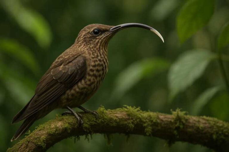 Image of a White-tipped Sicklebill in its natural habitat