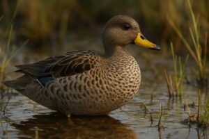 Image of a Yellow-billed Teal in its natural habitat