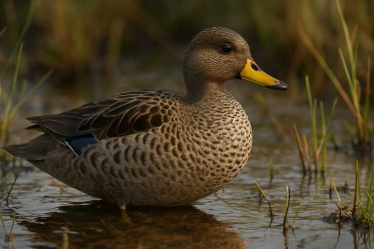 Image of a Yellow-billed Teal in its natural habitat