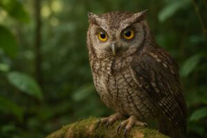Image of a Yungas Screech Owl in its natural habitat