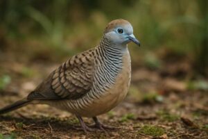 Image of a Zebra Dove in its natural habitat