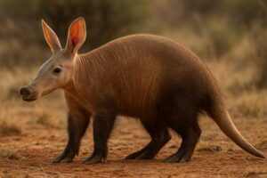 Image of a Aardvark in its natural habitat