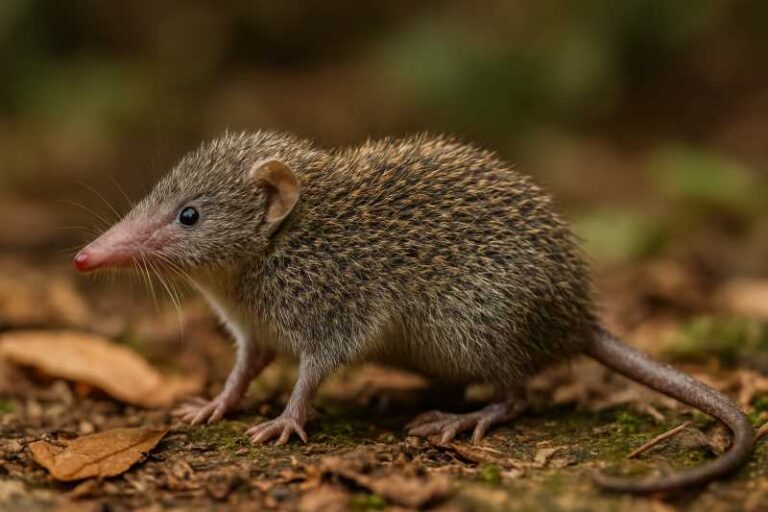 Image of a Andaman Spiny White-toothed Shrew in its natural habitat