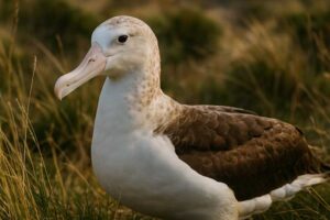 Image of a Antipodean Albatross in its natural habitat