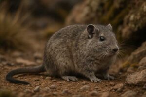 Image of a Ashy Chinchilla Rat in its natural habitat