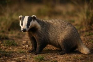 Image of a Asian Badger in its natural habitat