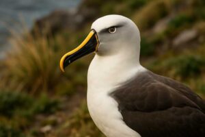 Image of a Atlantic Yellow-nosed Albatross in its natural habitat