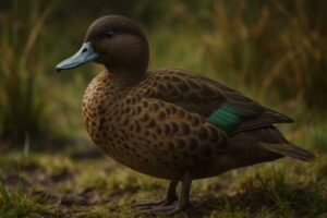 Image of a Auckland Teal in its natural habitat