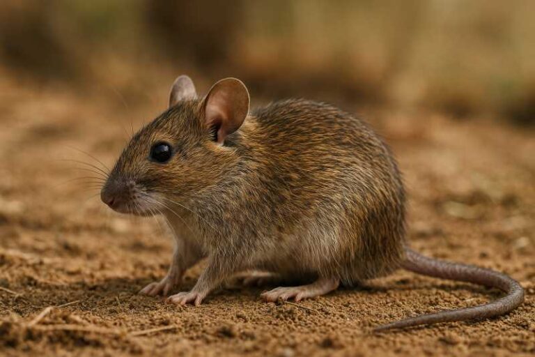 Image of a Awash Multimammate Mouse in its natural habitat
