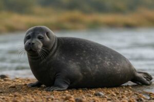 Image of a Baikal Seal in its natural habitat