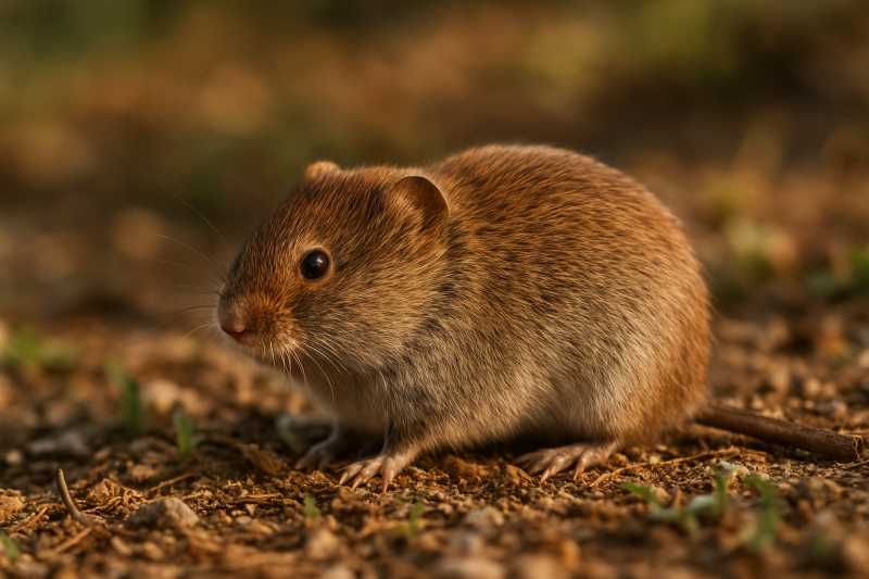Image of a Balkan Pine Vole in its natural habitat