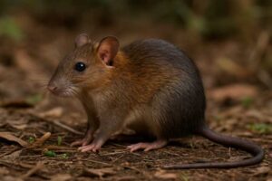 Image of a Bare-tailed Tree-rat in its natural habitat