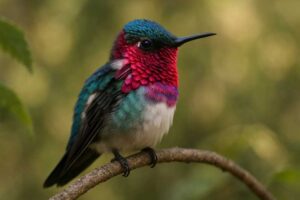 Image of a Bee Hummingbird in its natural habitat
