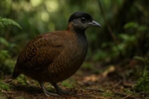 Image of a Black-capped Tinamou in its natural habitat