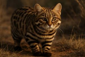 Image of a Black-footed Cat in its natural habitat
