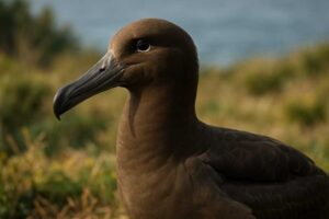 Image of a Black-footed Albatross in its natural habitat