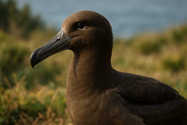 Image of a Black-footed Albatross in its natural habitat