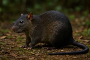 Image of a Black-tailed Giant Rat in its natural habitat